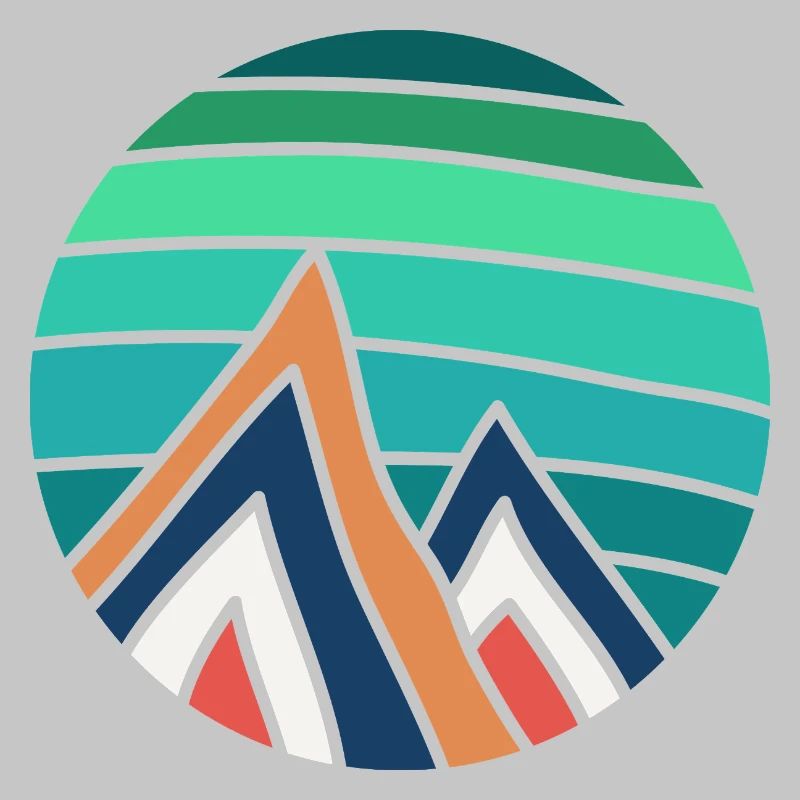 Turquoise Circle Mountains