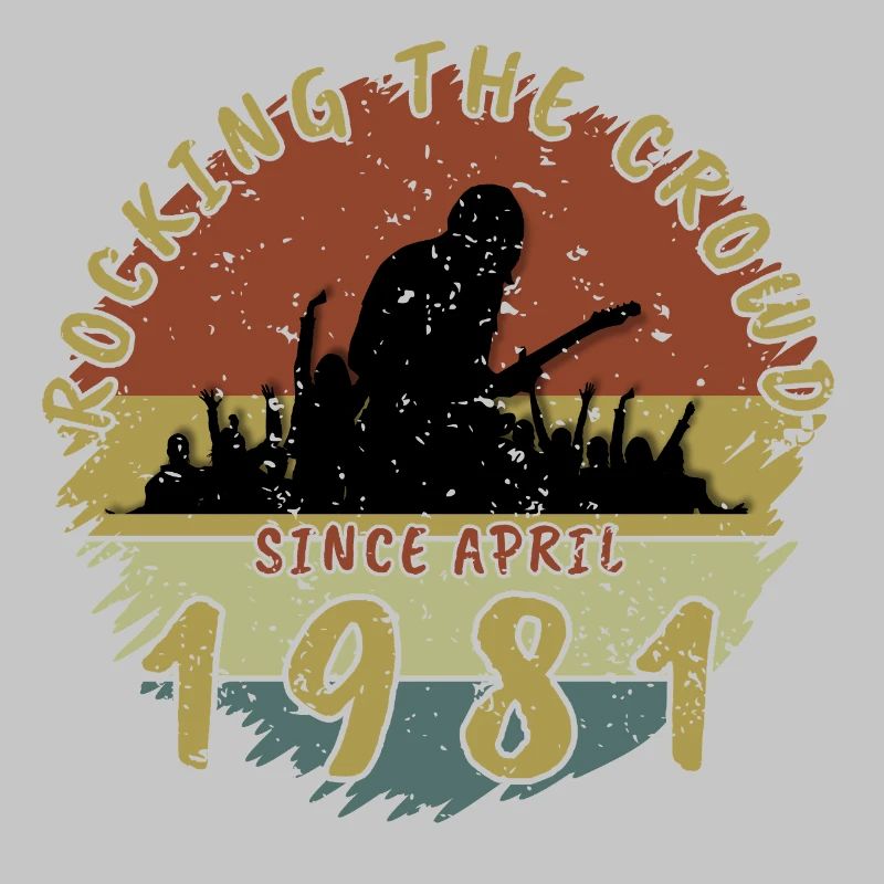 45th Birthday Rocking the crowd GIT 04/1981