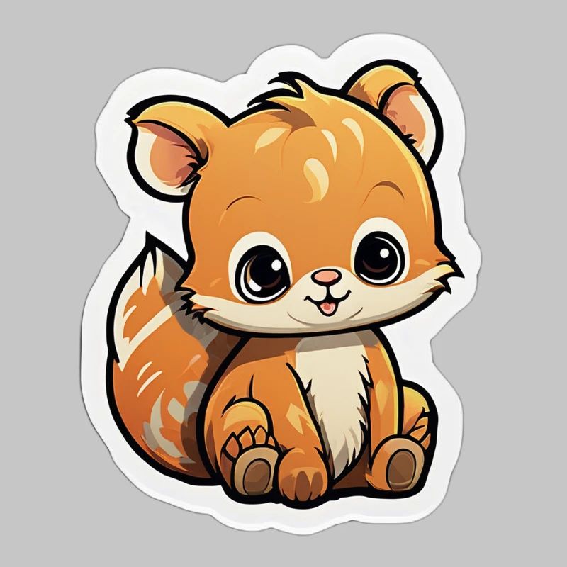Cartoon-Eichhörnchen