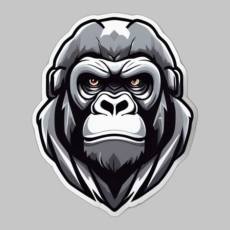 Gorilla Warrior Graphic