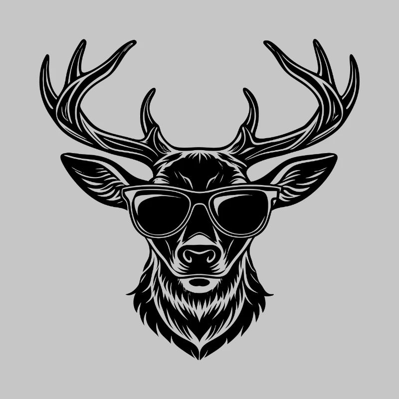 Hirschkopf-Sonnenbrille