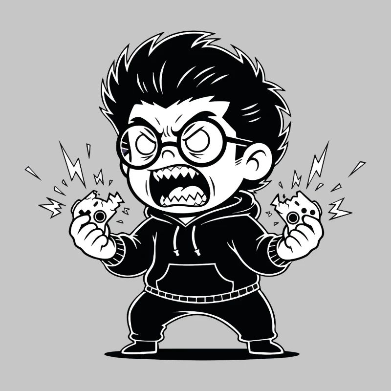 Gamer Anger Controller Broken Rage