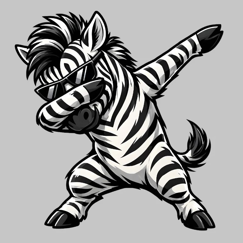 Dabbing Zebra