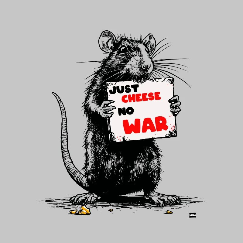 Juste le slogan Fromage : pas de guerre