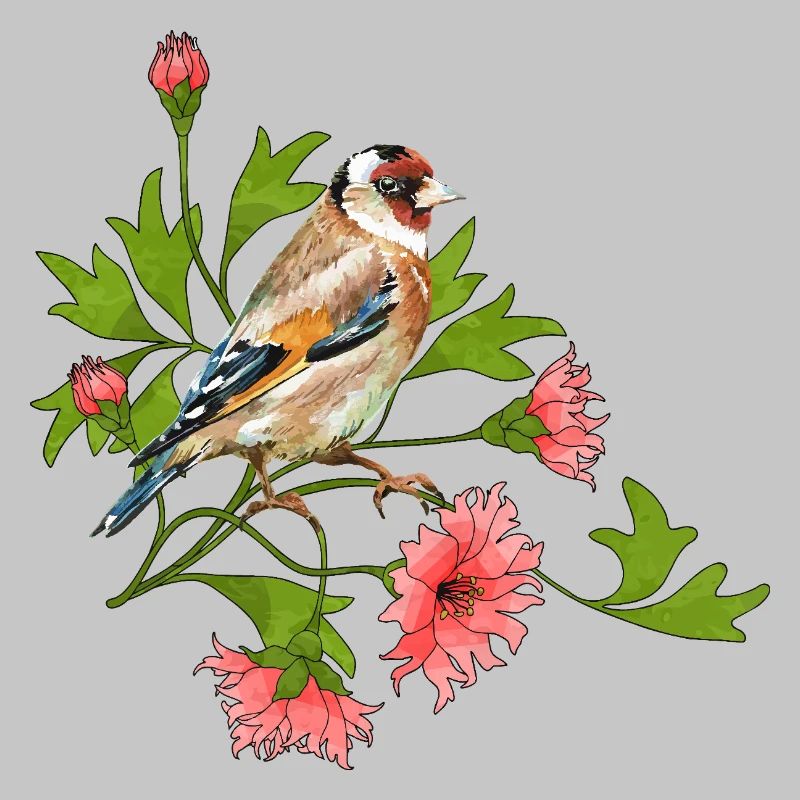 Bunter Vogel