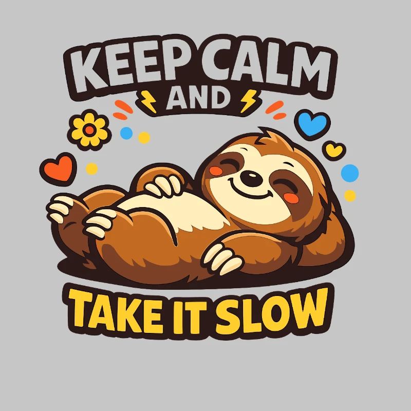 Faultier Ruhe Take It Slow