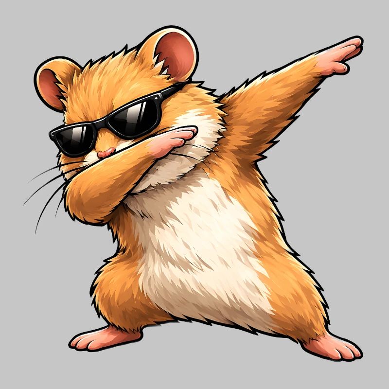 Dabbing Goldhamster