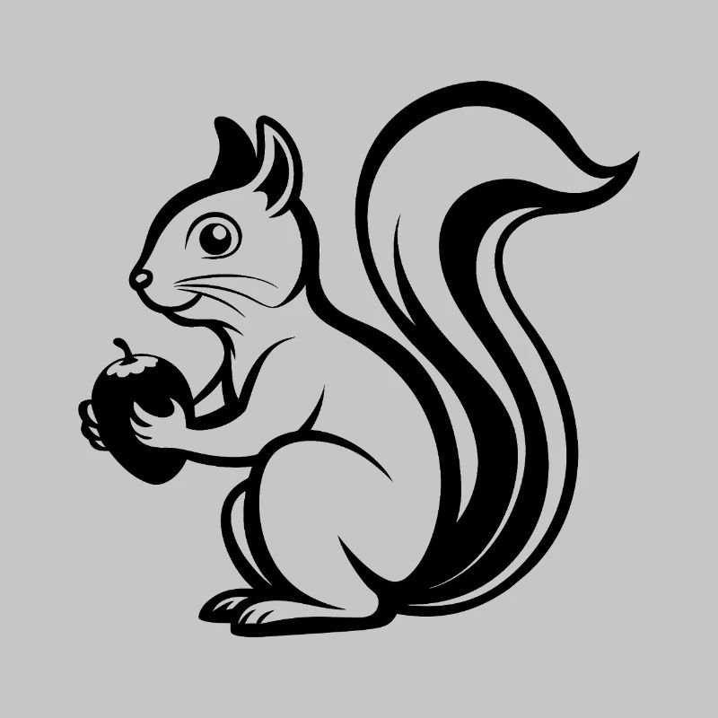 Squirrel Holding Nut