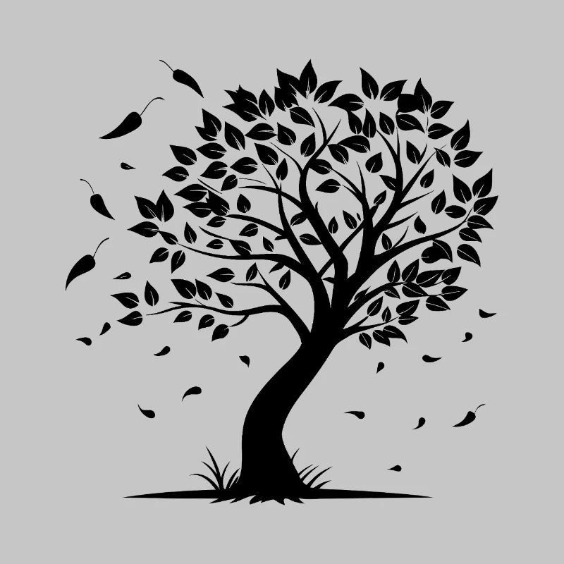 Tree with wind