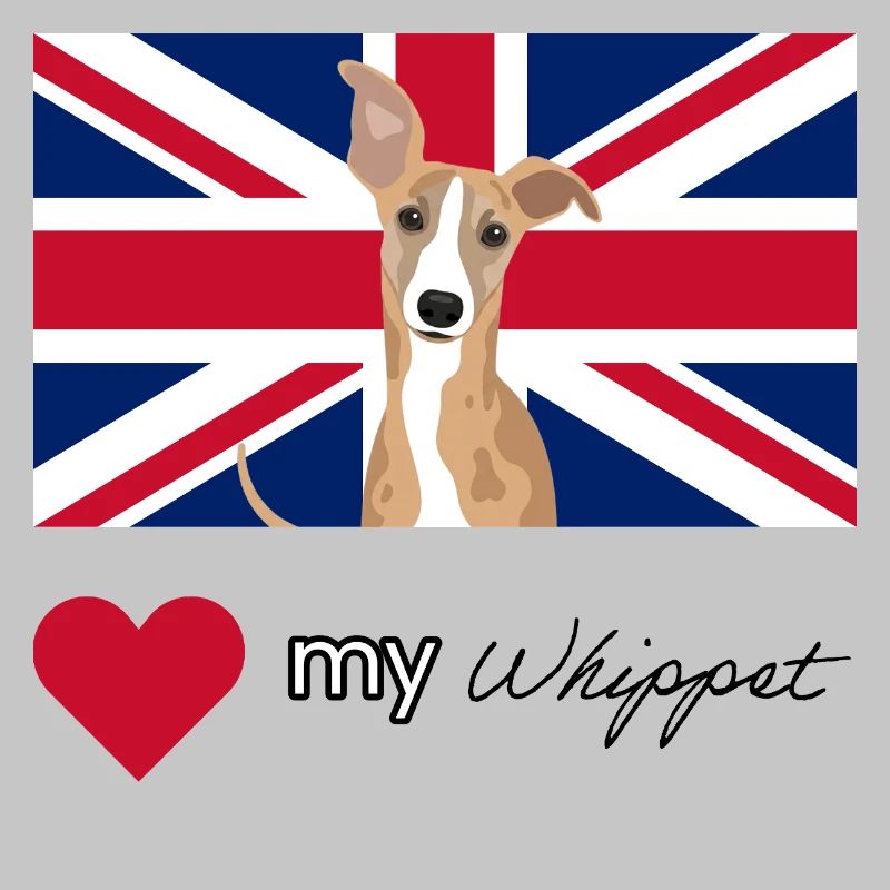 LUVMYWHIPPET (Schwarz)