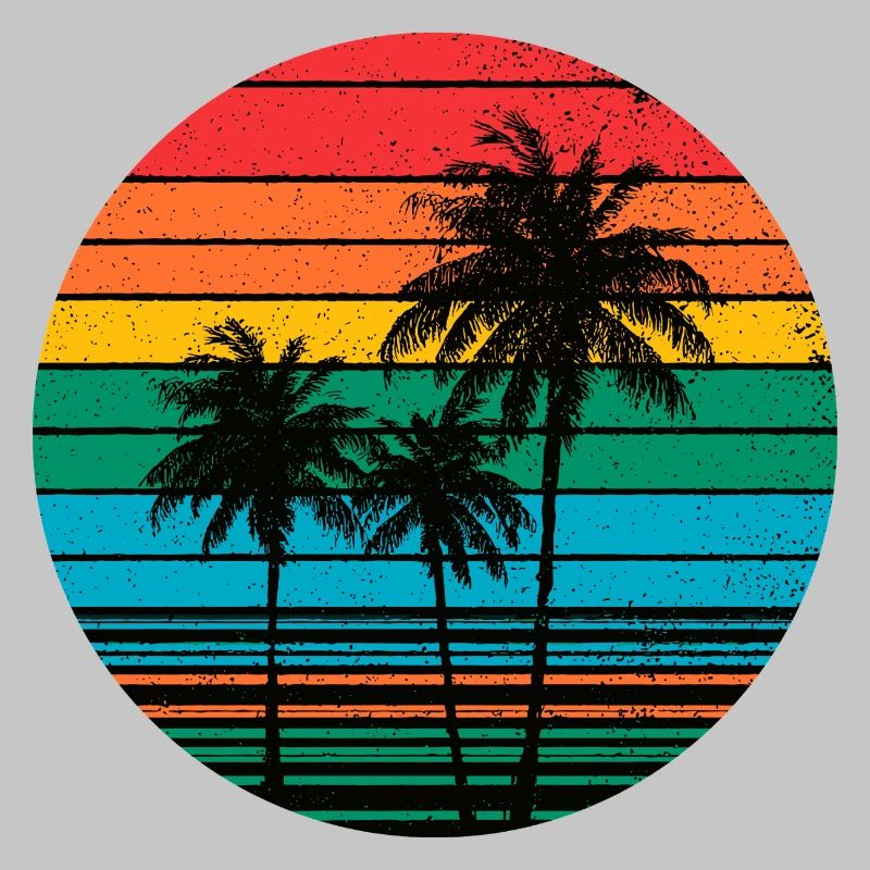 Retro Palm Trees