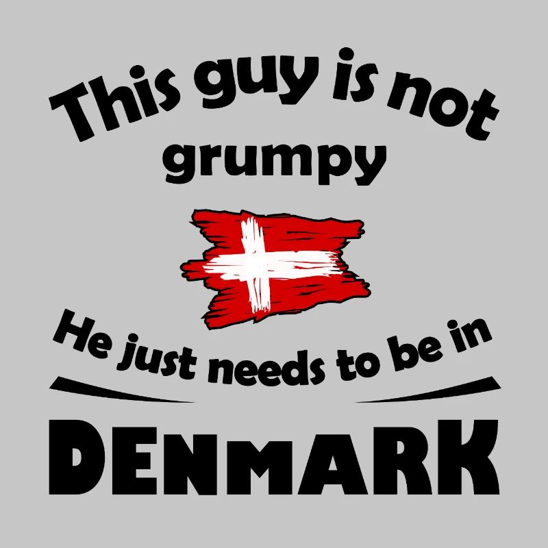 Drapeau du Danemark dans le style pinceau