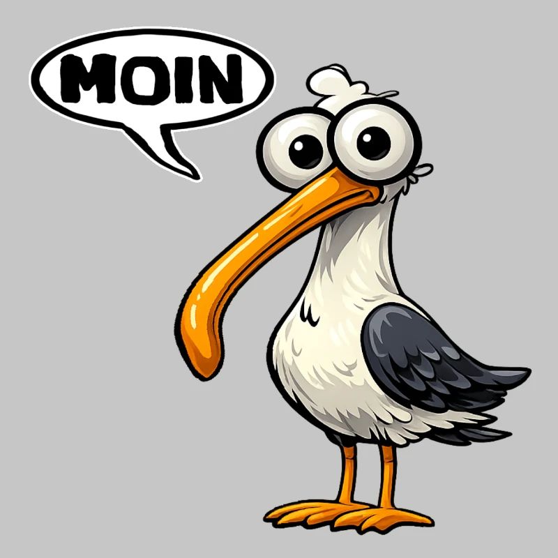 Moin Möwe Comic Miesmuschelartwuermchen 