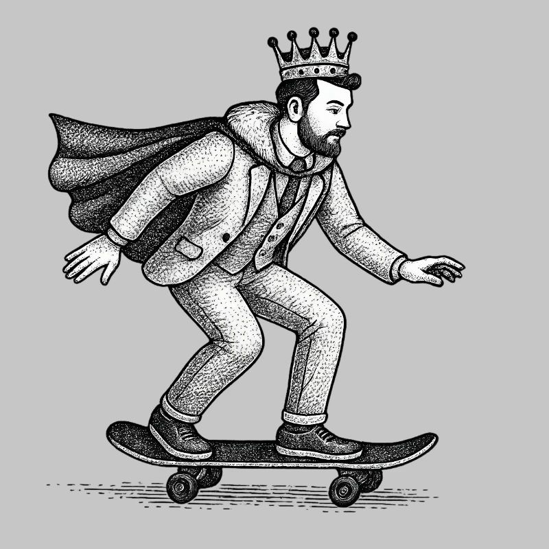 Gekrönter Eiskunstlaufkönig