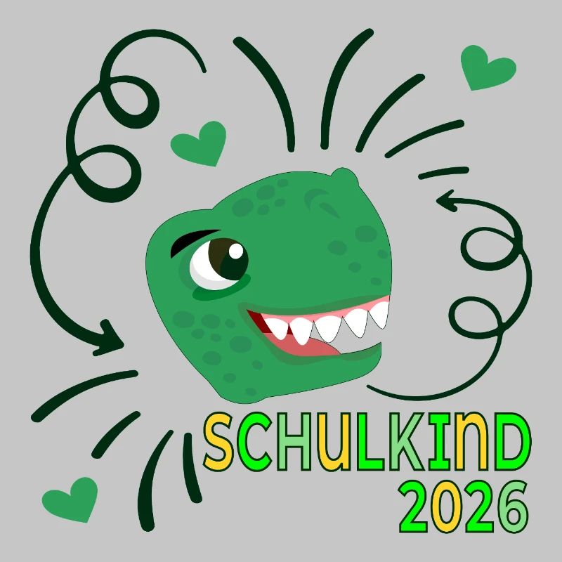 Dinosaurier Schulkind 2026