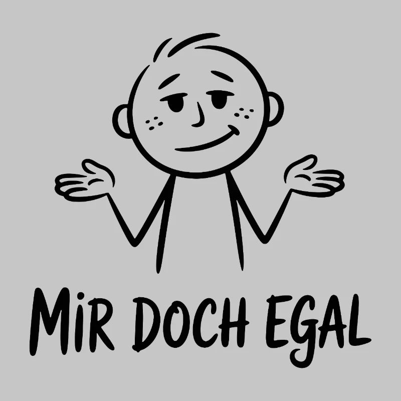 Mir Doch Egal Strichmännchen