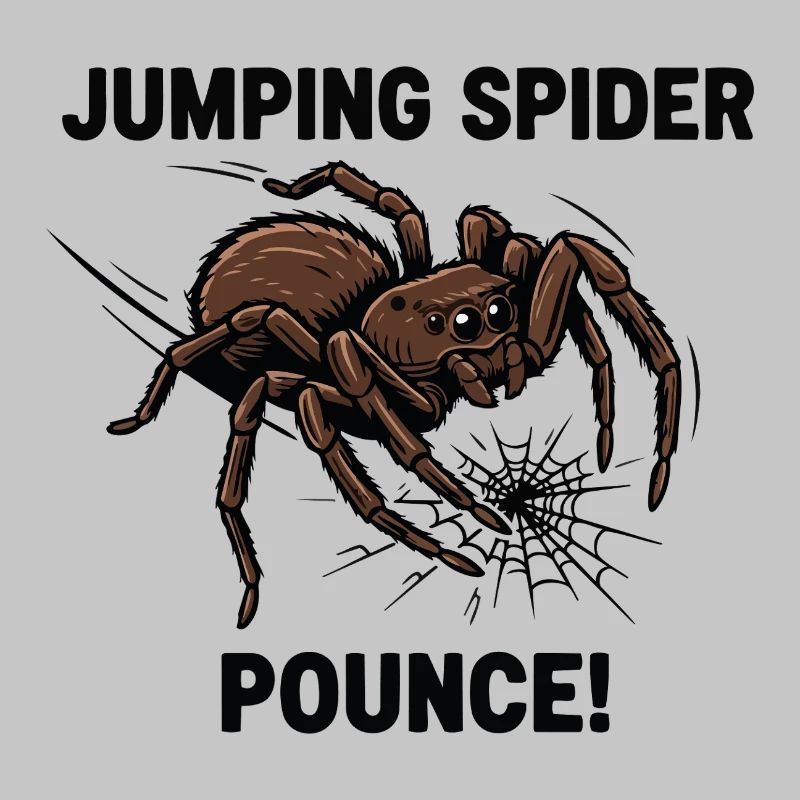 Araignée Sauteuse Pounce Jumping Spider
