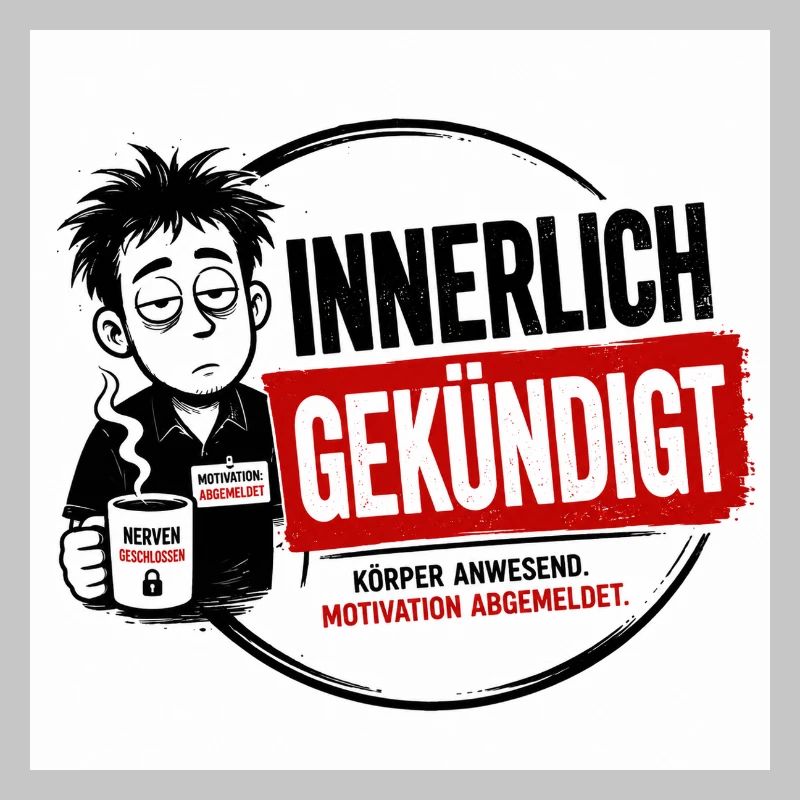 Innerlich habe gekündigt