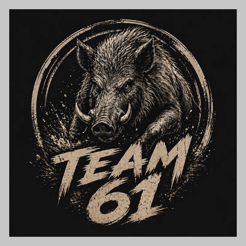 Team 61 Wildschwein Kraftlogo