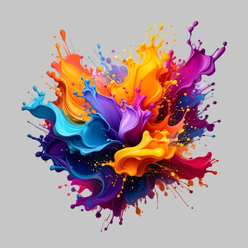 Explosion de peinture