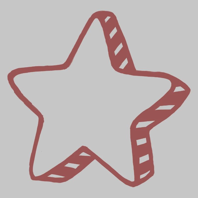 Rustic Doodle Star