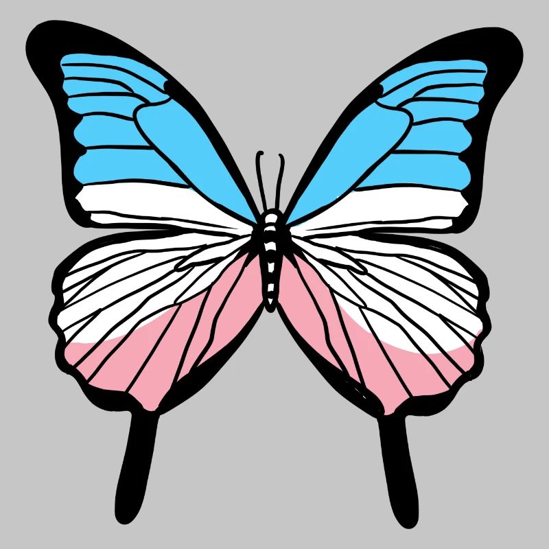 Trans Pride Butterfly Transgender Pride