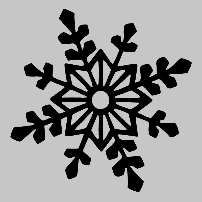 Black snowflake