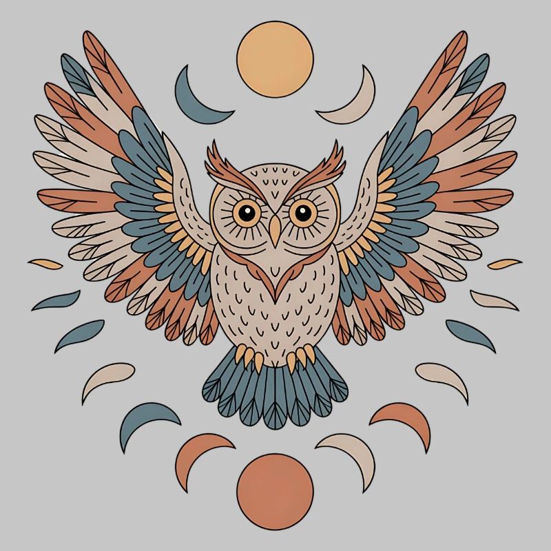 Boho Eule