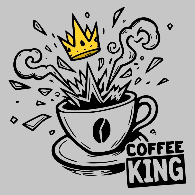 Grind or Die : roi du café krone graffiti kaffee