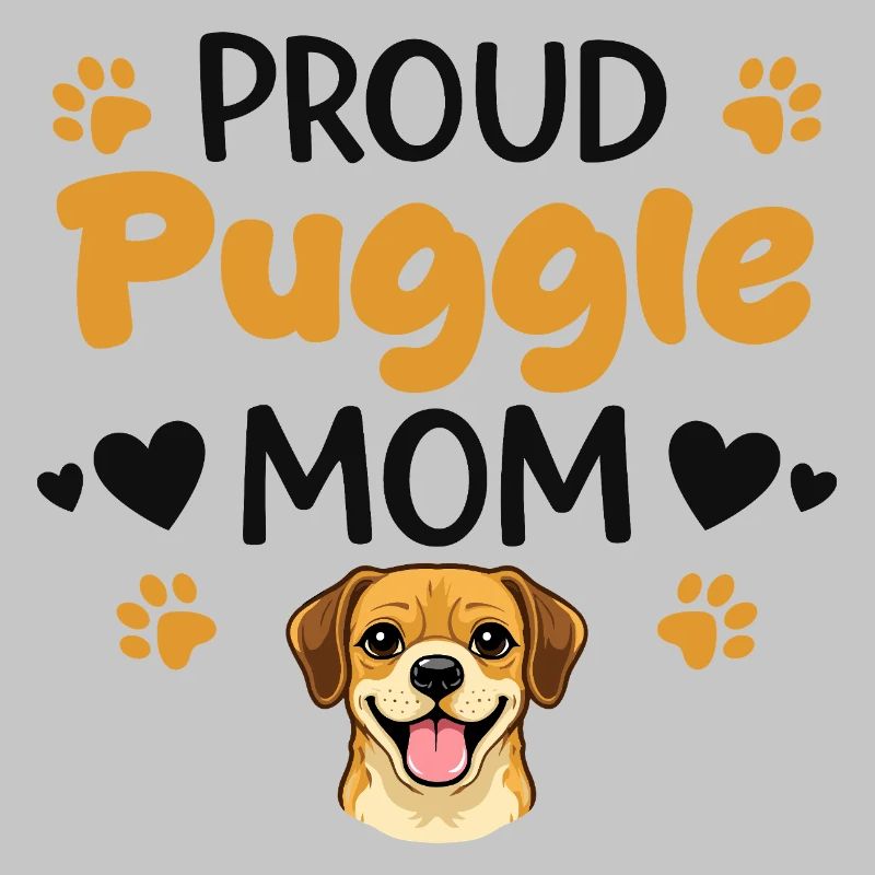 Stolze Puggle Mutter, Puggle