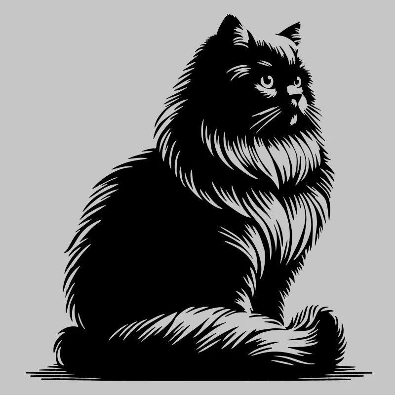 Chat britannique à poil long