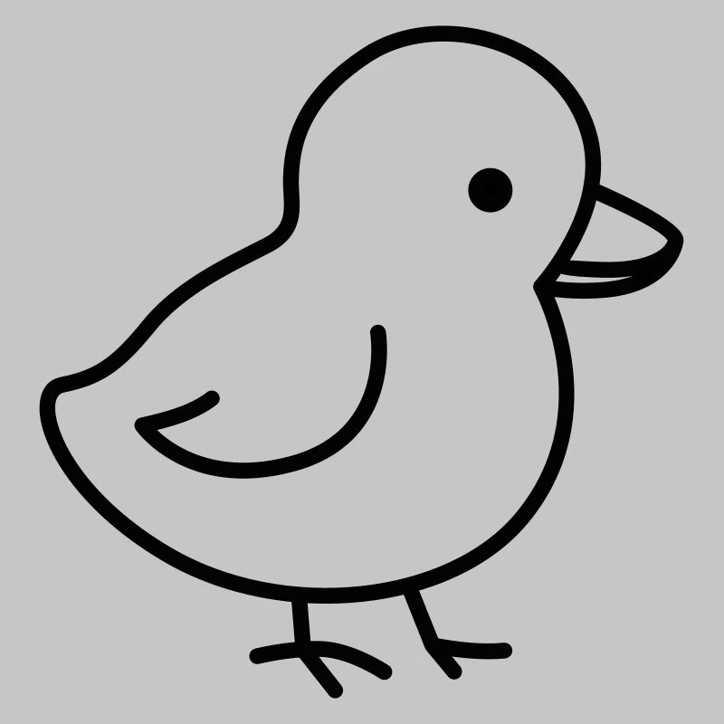 A cute chick suitable for Easter
