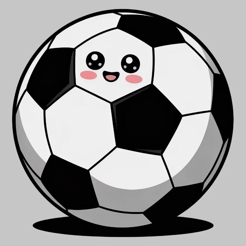 Fußball comic süß