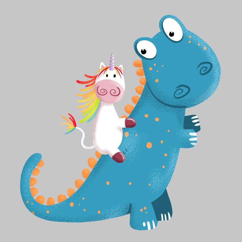 Einhorn Reitet T Rex Dinosaurier I Cooles Geschenk