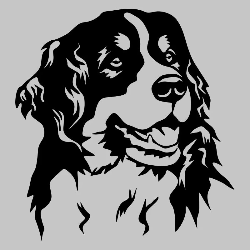 Bernese Mountain Dog head
