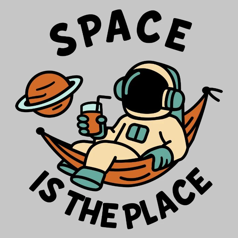 Explorer de l’espace astronaute design relaxant