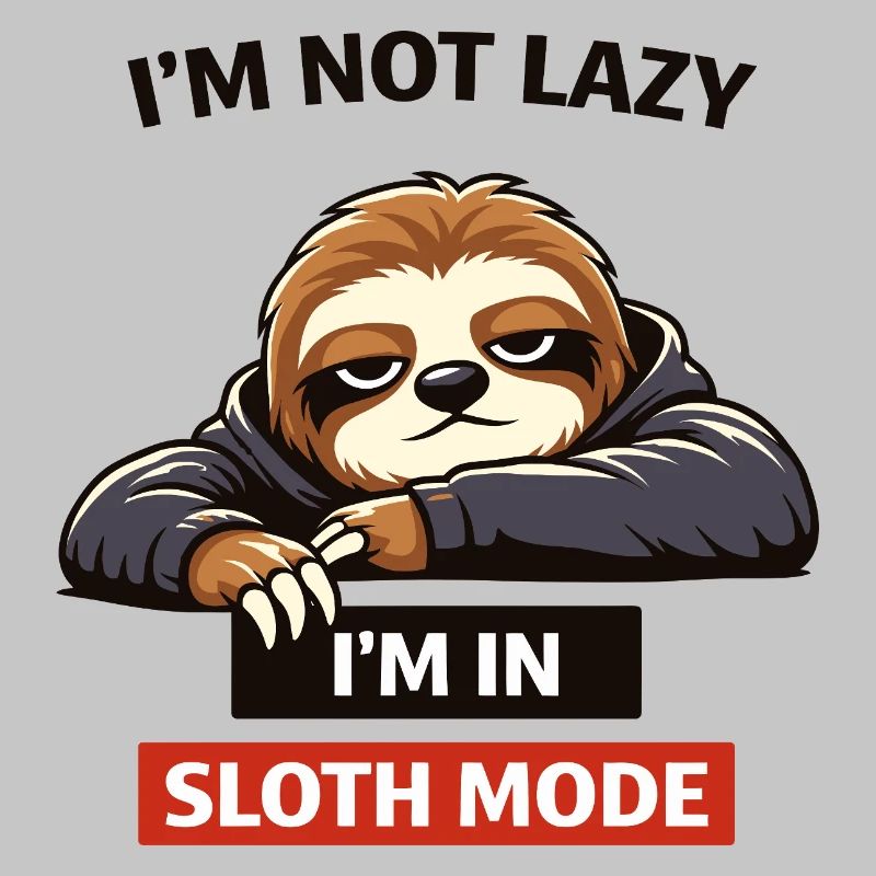 Sloth Mode: Not Lazy Graphic Tee
