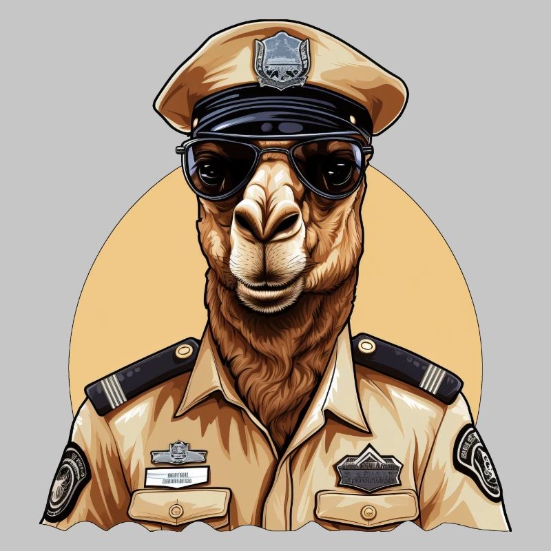 Kamel Polizist
