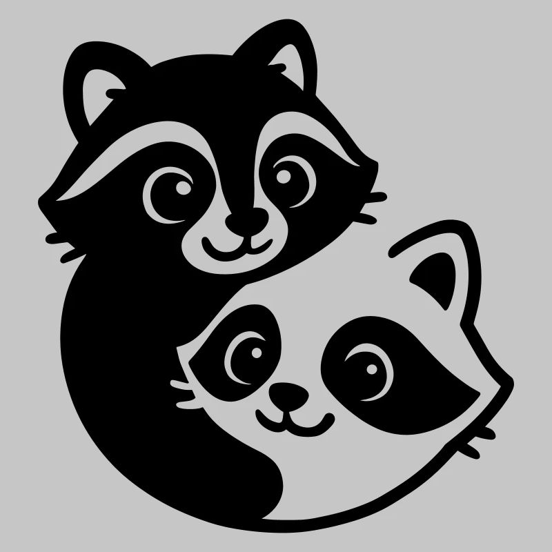 Ying Yang Dachs Pärchen