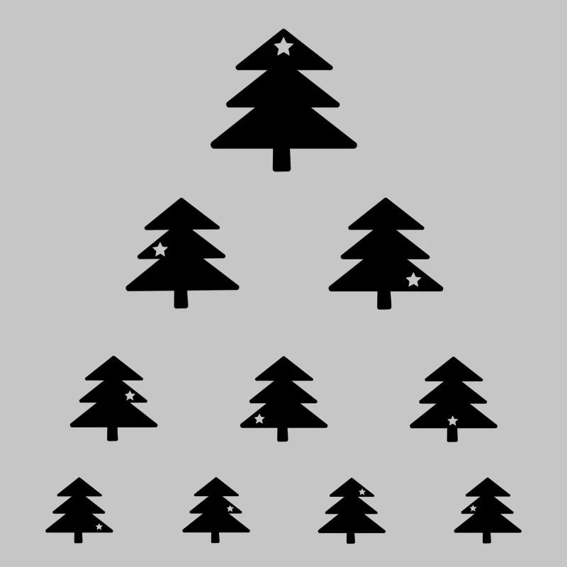 Weihnachtsbaum Sehtest