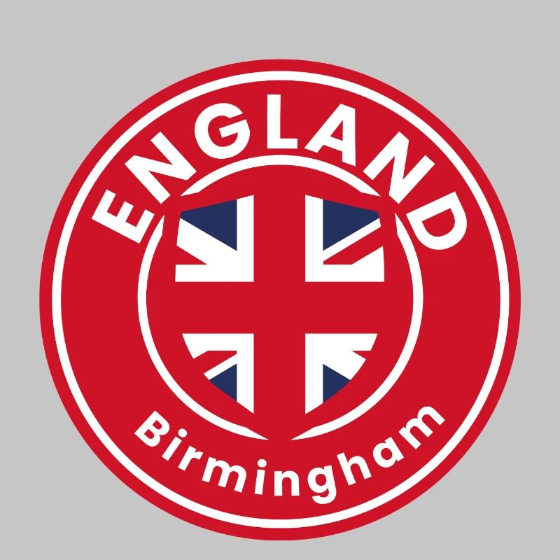 Birmingham England Emblem Round