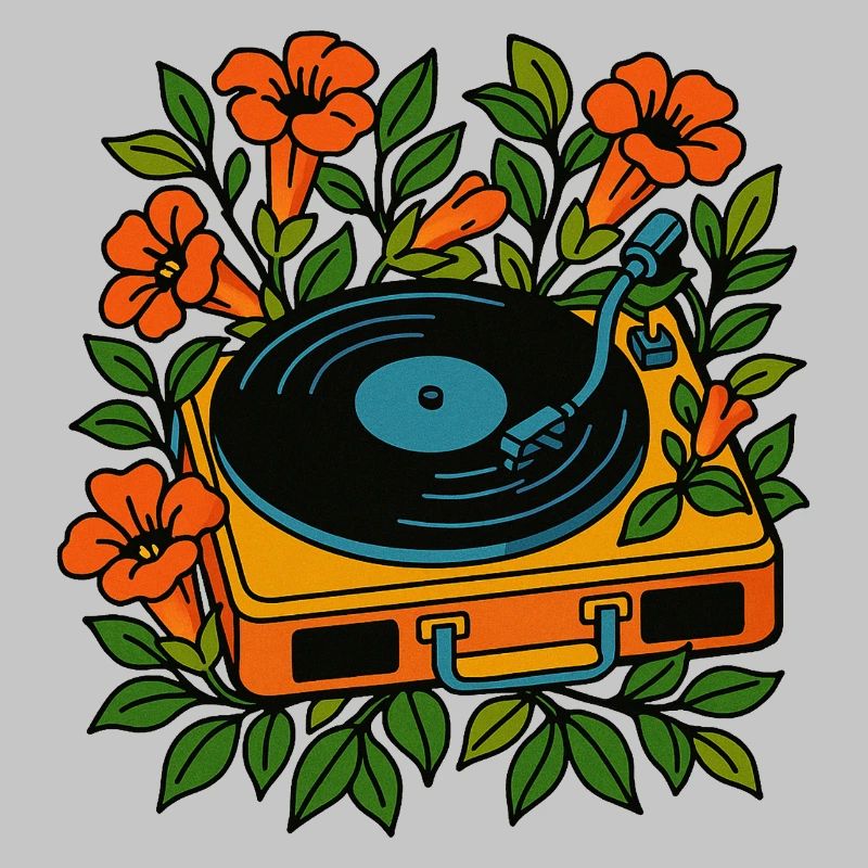 Botanical Vinyl Turntable