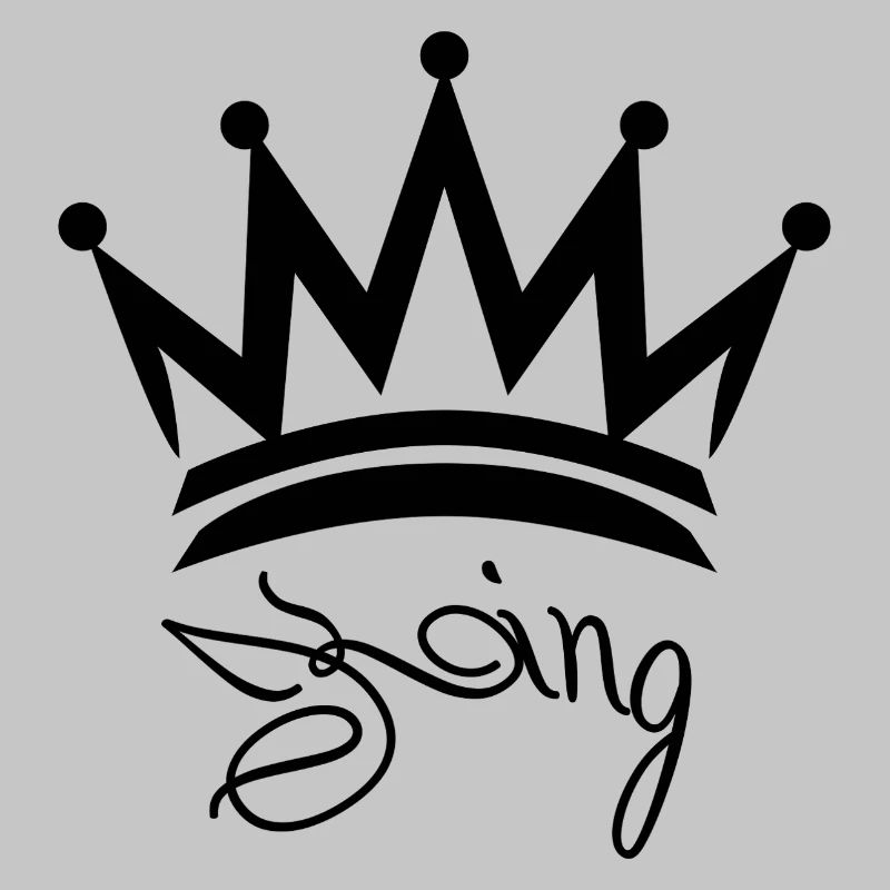 King Valentinstag, Hochzeitstag oder Paar Design