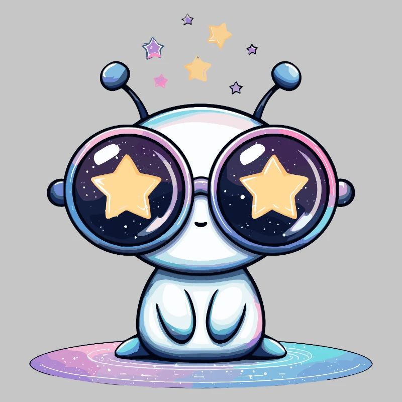 Starry glasses Alien
