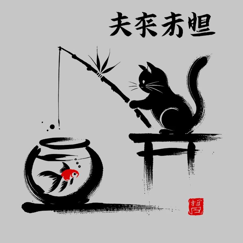 Minimalist Leaf Pattern on Bold Background