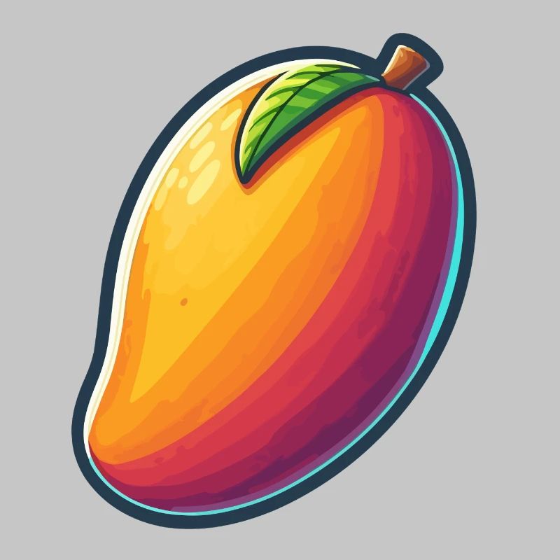 Design Mango Lebendig Abstrakt