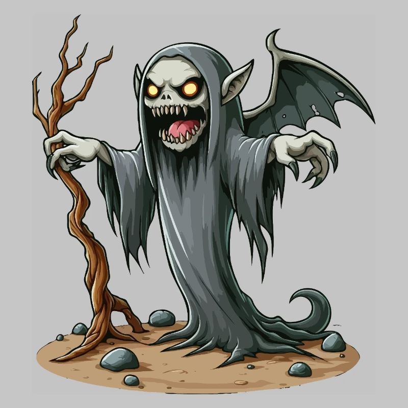 Sensenmann-Banshee auf der Erde