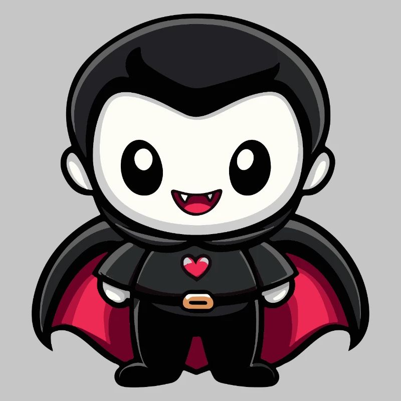 Vampire Halloween Cute Comic
