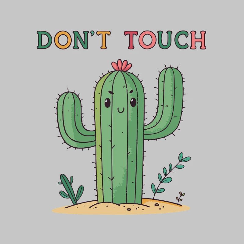 Cactus Rigolo Don’t Touch