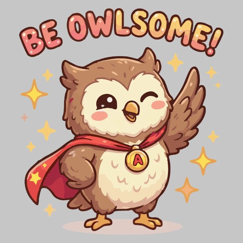 Be Owlsome Superhelden-Eule